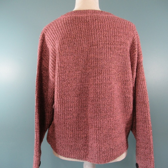 rag & bone Marled Pink Woold Sweater - Picture 4 of 8